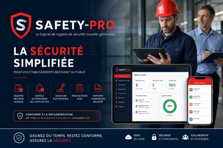 Safety Pro — visuel du logiciel